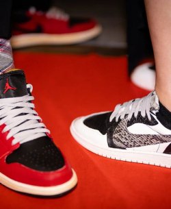Photo of students in Sneakers on Red Carpet
